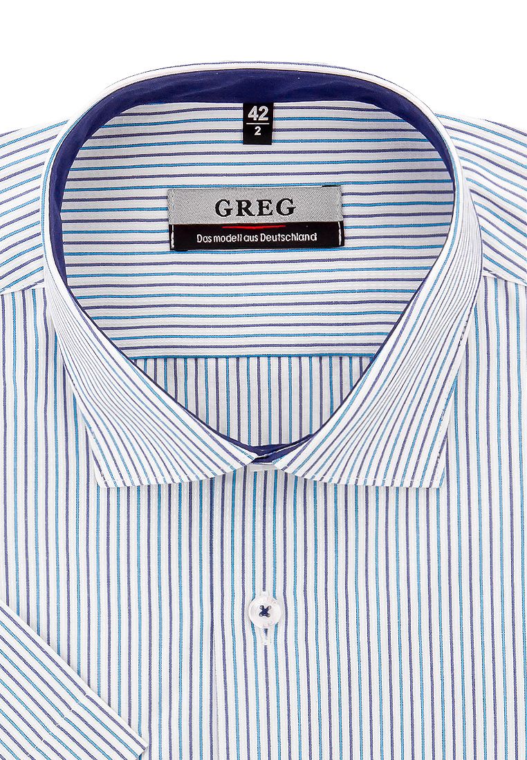 

Рубашка мужская Greg 01-00005024 белая 39, Белый, 01-00005024