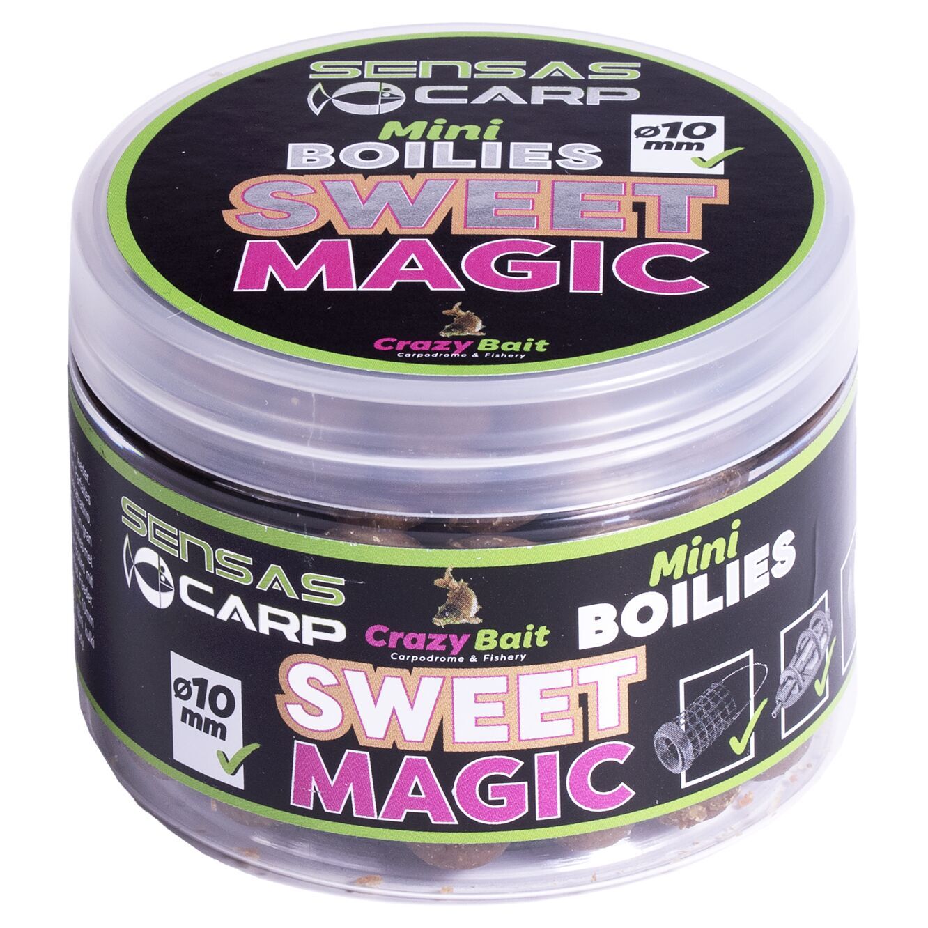 Мини бойлы Sensas Crazy Bait Sweet Magic 10мм 0.08кг