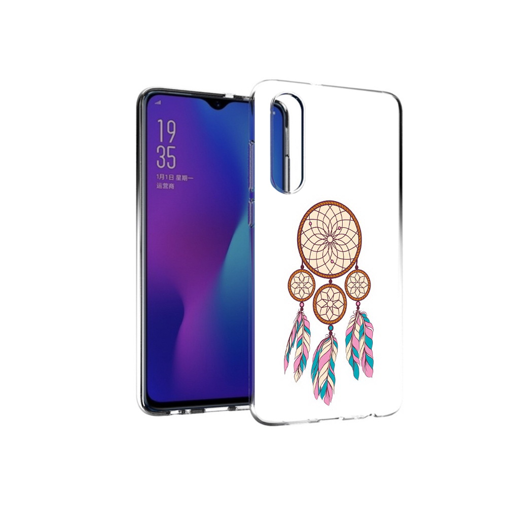 

Чехол MyPads Tocco для Huawei P30 ловец снов бежевый, Прозрачный, Tocco