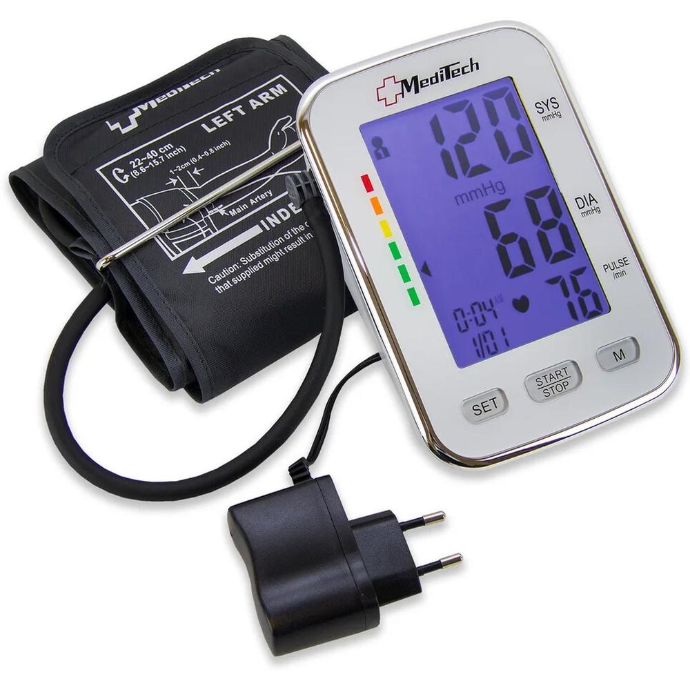 Тонометр для 2х пользователей MediTech МТ-50 с манжетой 22-40 см и адаптером