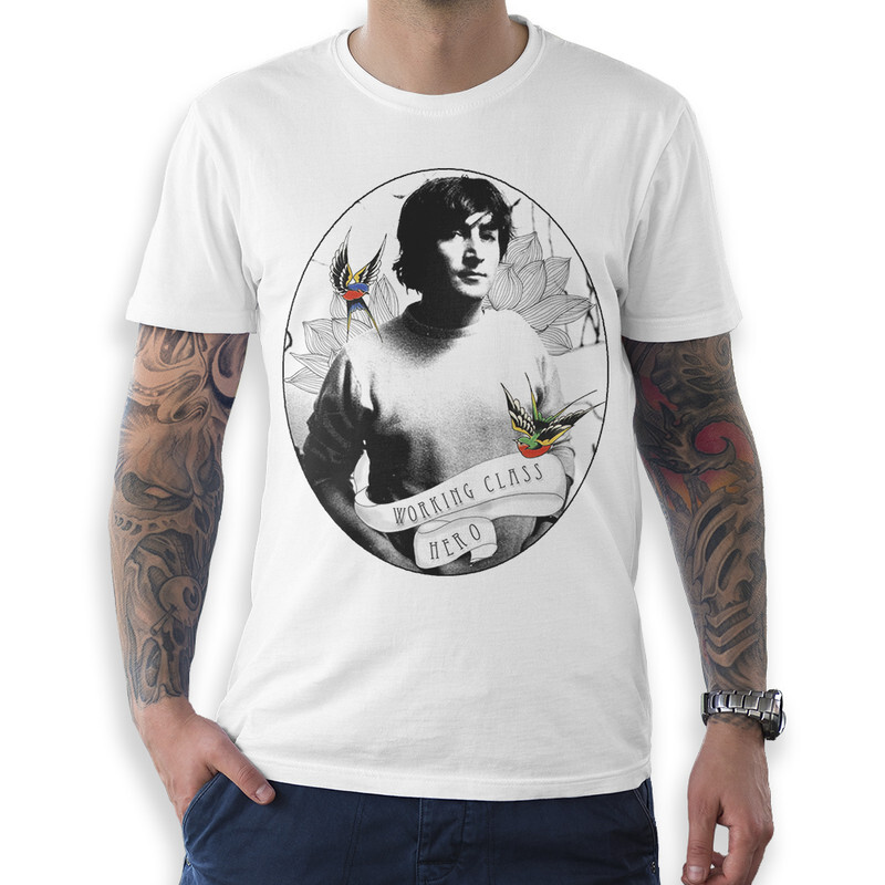 

Футболка мужская Dream Shirts Джон Леннон 772182222 белая L, Джон Леннон 772182222