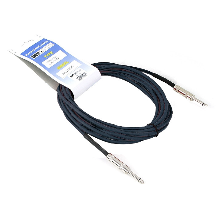 Invotone ACI1002BK - инструментальный кабель 63 mono Jack-63 mono Jack 2 м черный 945₽