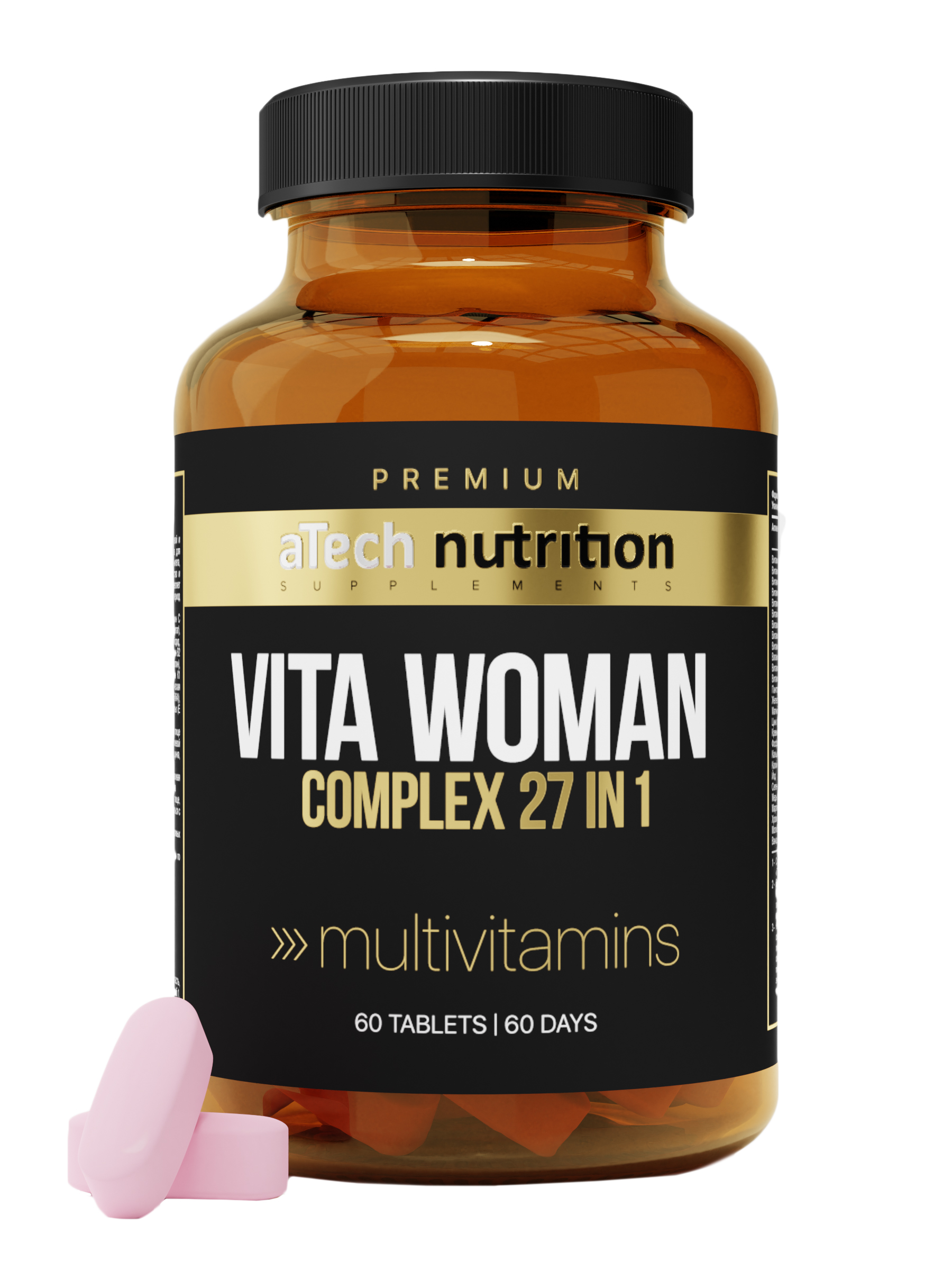 

Витаминно-минеральный комплекс женский Atech Nutrition PREMIUM Vita-Woman капсулы 60 шт.