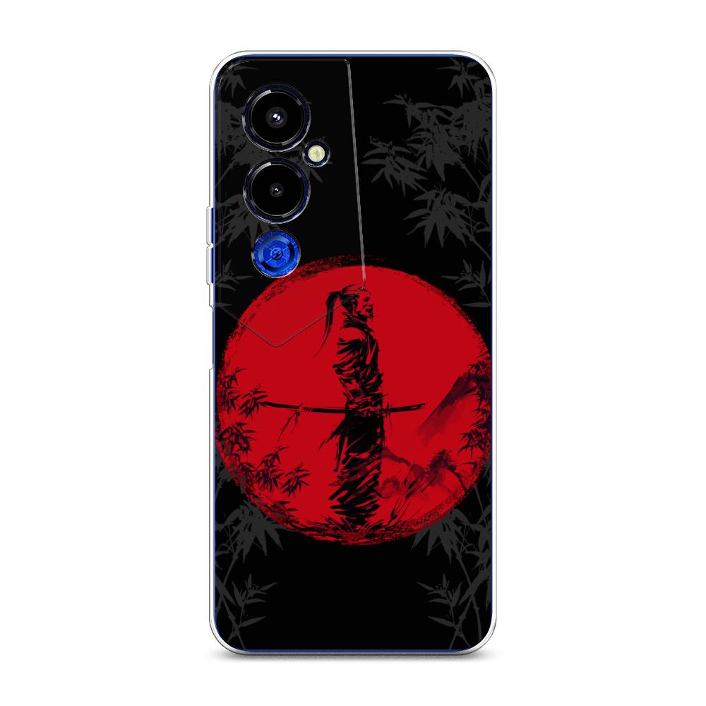 

Чехол на Tecno Pova 4 Pro "Самурай на красном фоне", Черный;красный;серый, 302650-4