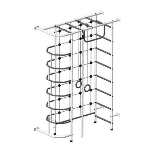фото Детский спортивный комплекс пионер 9м бело/серый pioneer