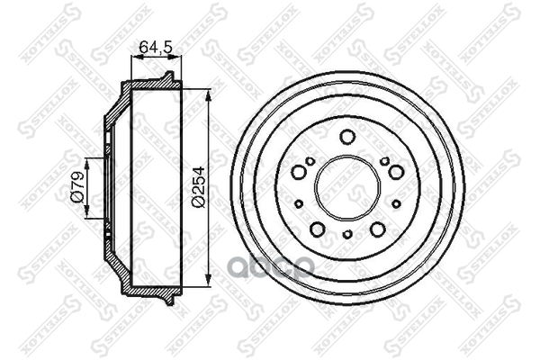 

6026-1901-Sx барабан Тормозной Citroen Jumper, Peugeot Boxer 2.5D 94> Stellox 60261901SX