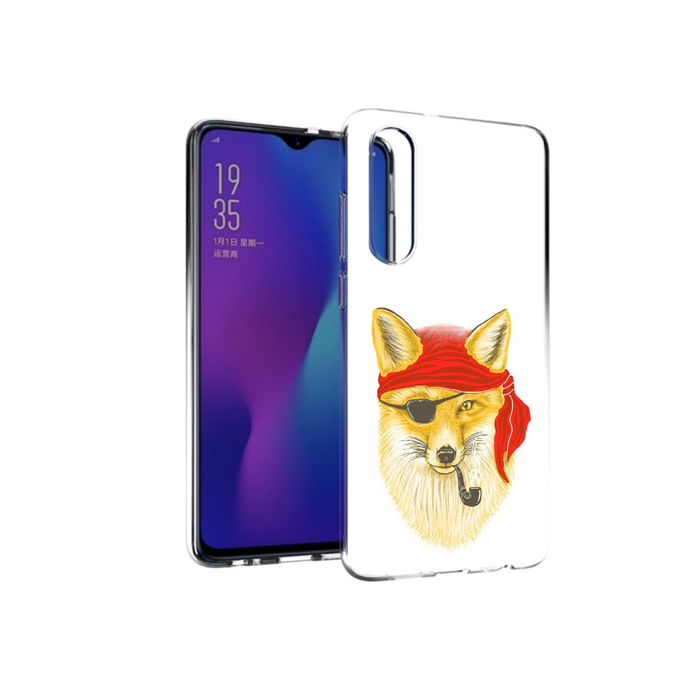 

Чехол MyPads Tocco для Huawei P30 лиса-пират, Прозрачный, Tocco
