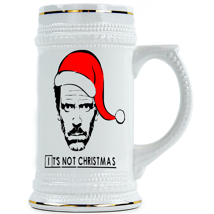 фото Пивная кружка drabs it'a not christmas