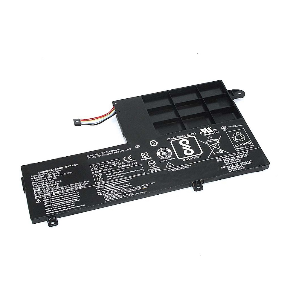 

Аккумулятор для ноутбука Lenovo S41-70 S41-70AM L14L2P21 7.4V 30Wh