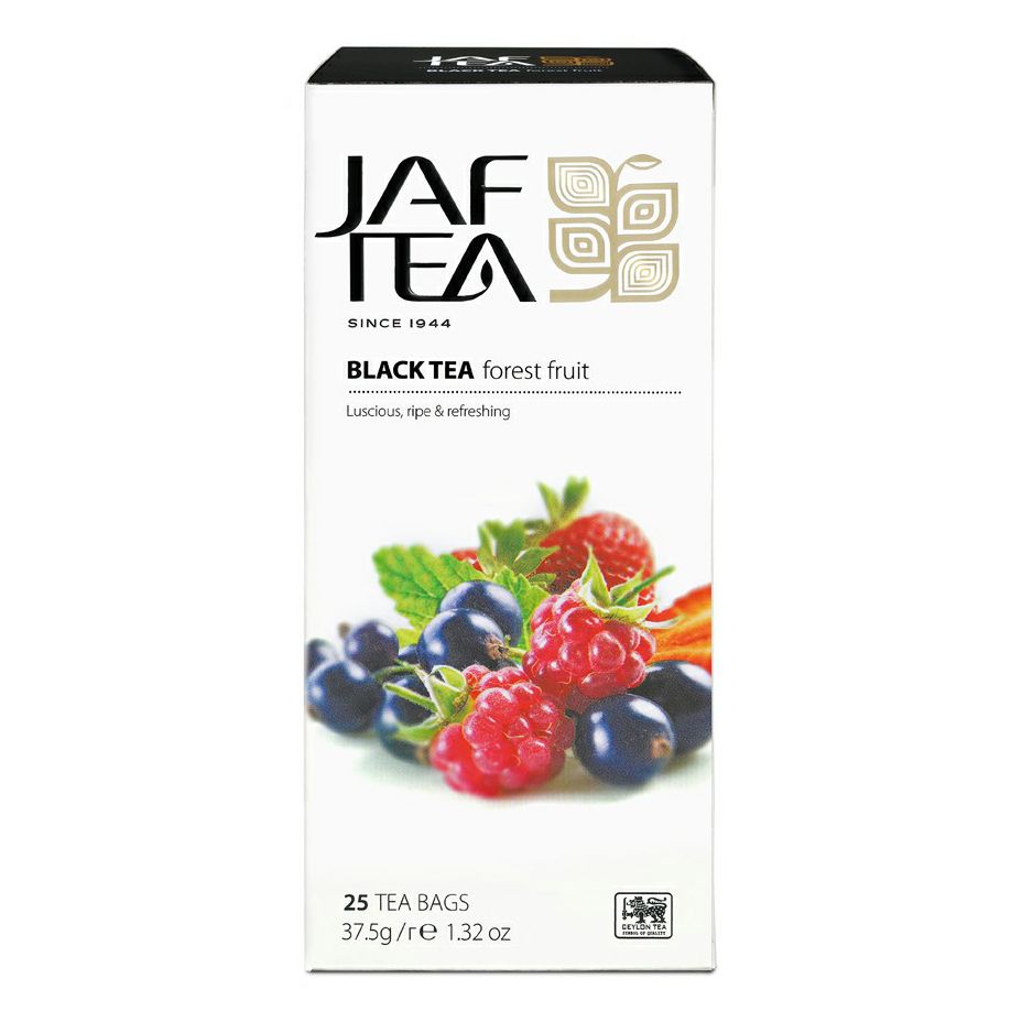 

Чай черный Jaf Tea Forest Fruit с ароматом лесных ягод в пакетиках 1,5 г х 25 шт