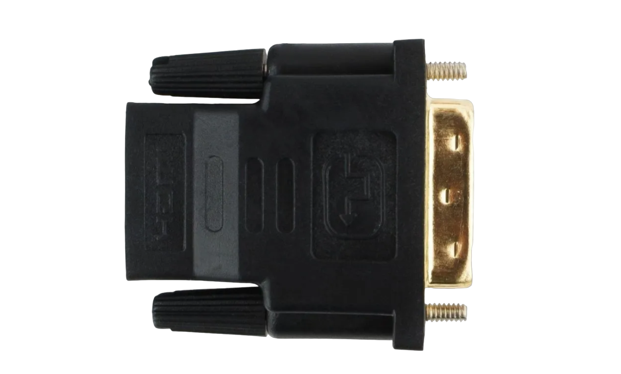 

Переходник Accessories HDMI (f) - DVI-D (m), Черный, HDMI (f) - DVI-D (m)