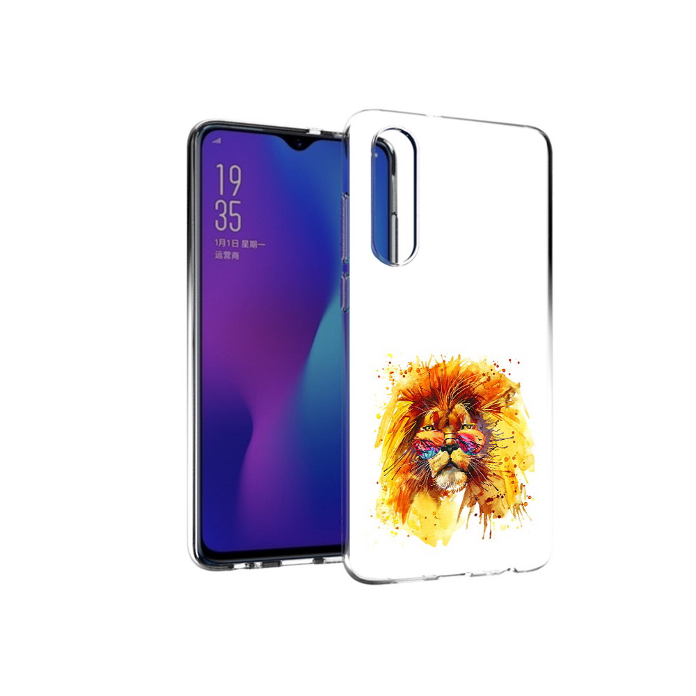 

Чехол MyPads Tocco для Huawei P30 лев в очках, Прозрачный, Tocco