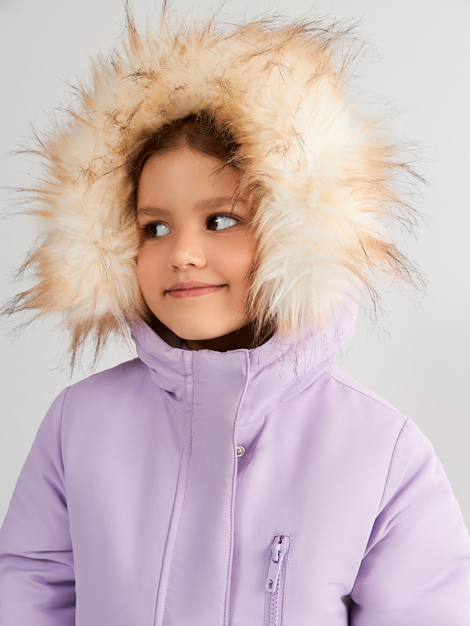 Пуховик детский Acoola 20220770010 фиолетовый 98 5437₽