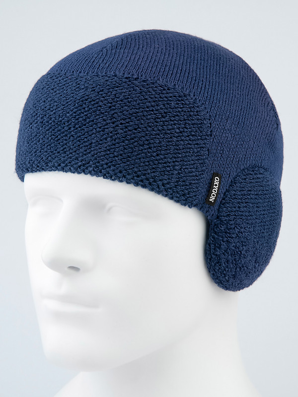 

Шапка ушанка мужская OXYGON Helm синяя, р.54-59, Helm