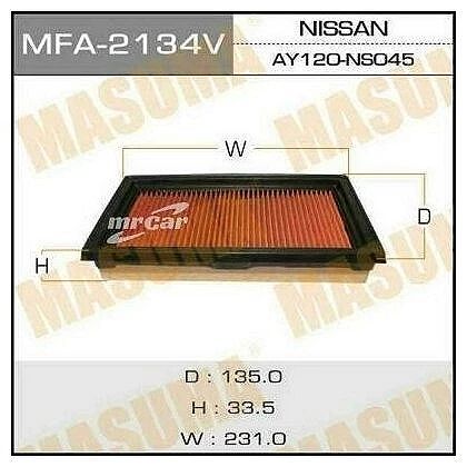 

Фильтр воздушный Masuma MFA-2134