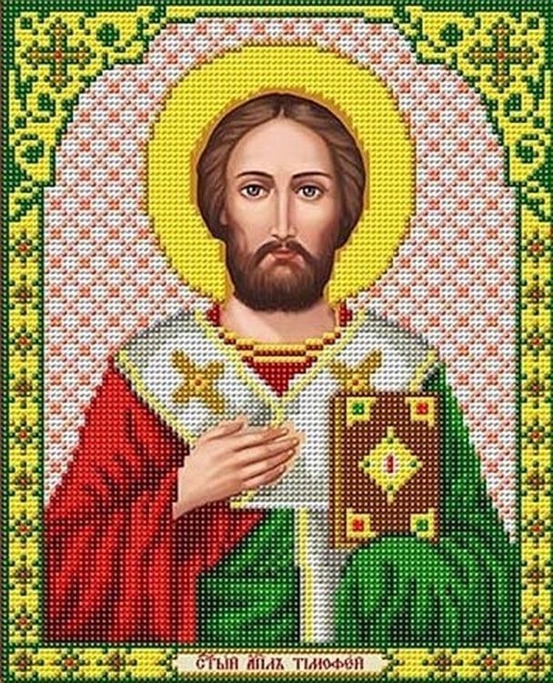 

Рисунок на ткани Святой Тимофей