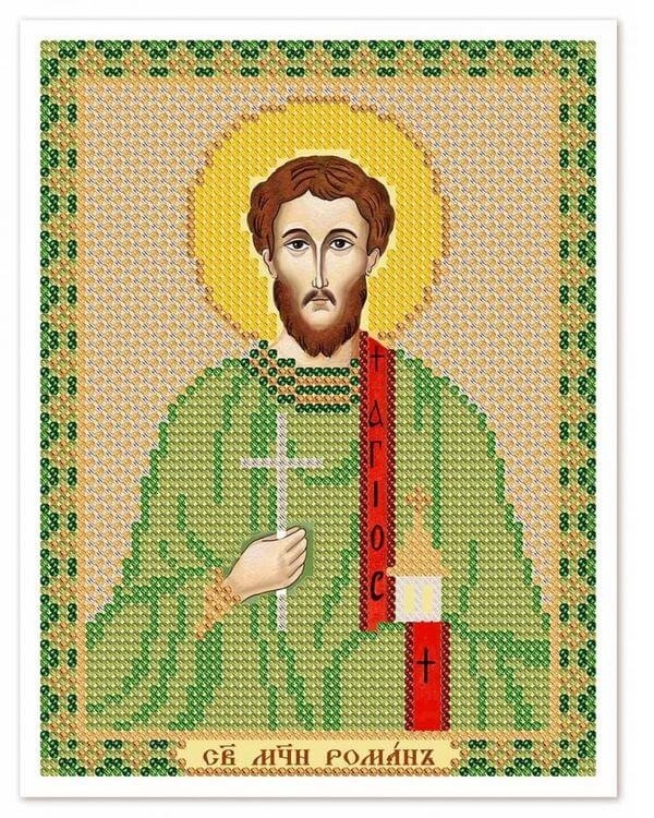 

Рисунок на ткани Святой Мученик Роман