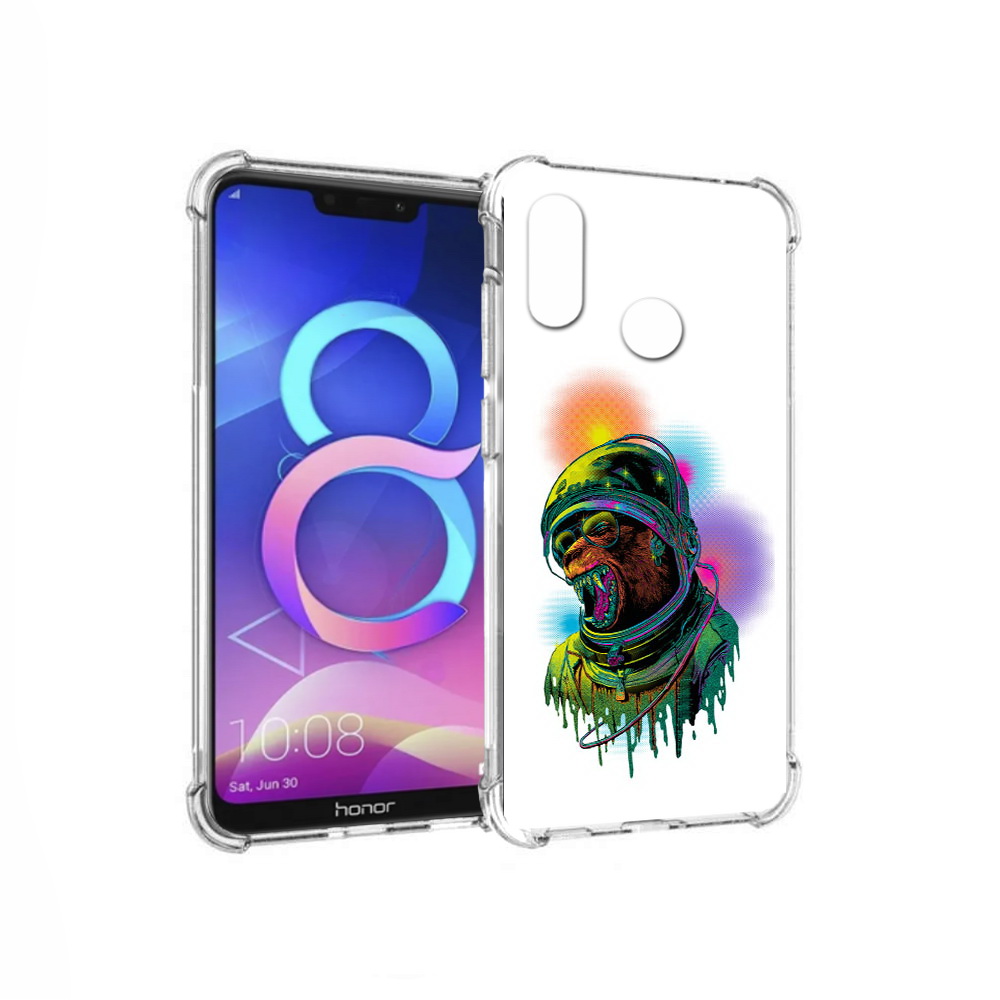 

Чехол MyPads Tocco для Honor 8C медведь космонавт (PT121522.29.466), Прозрачный, Tocco