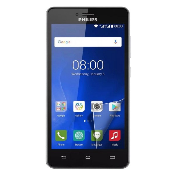 

Стекло защитное гибридное Krutoff для Philips S326