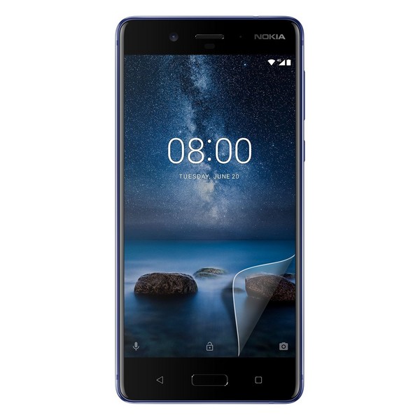 

Стекло защитное гибридное Krutoff для Nokia 8