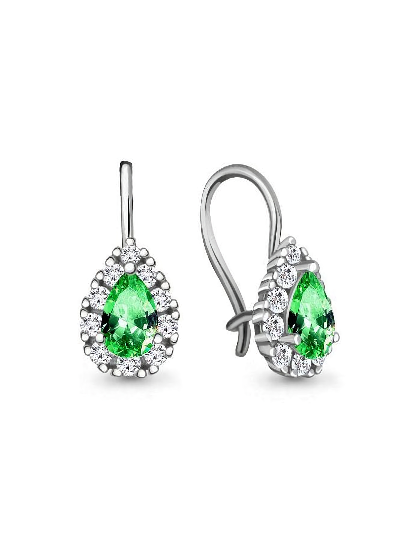 

Серьги из серебра TEO MAORI 840968Г.5, стекло/фианит, 840968Г.5