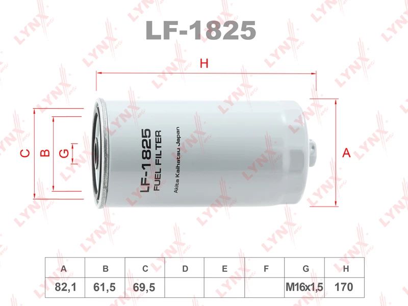 

Фильтр топливный LYNXauto LF-1825