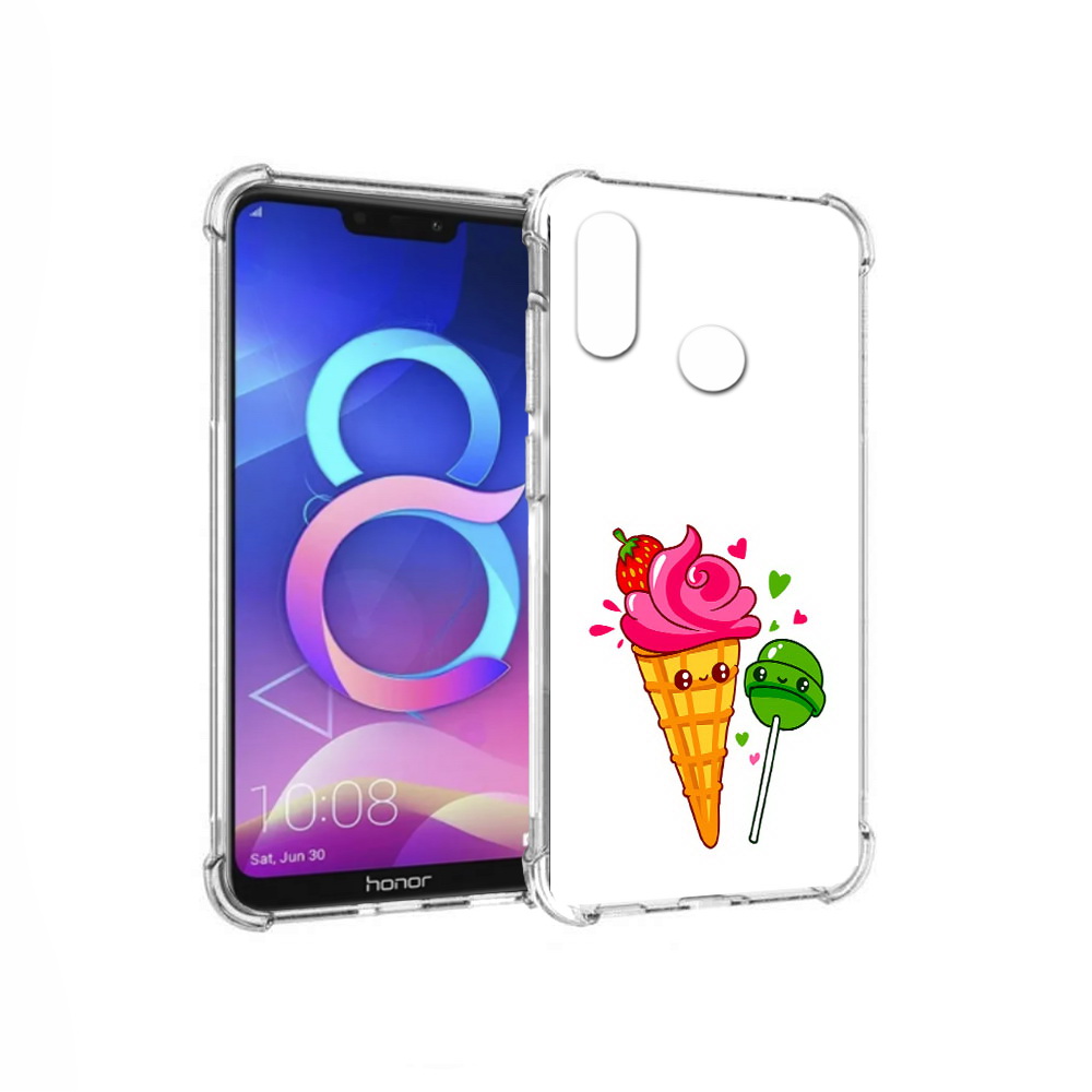 

Чехол MyPads Tocco для Honor 8C Вкусняшки (PT121522.29.45), Прозрачный, Tocco
