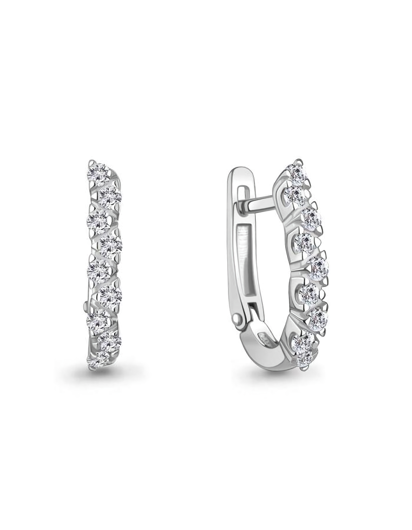 

Серьги из серебра TEO MAORI 8400453А.5, фианит, 8400453А.5