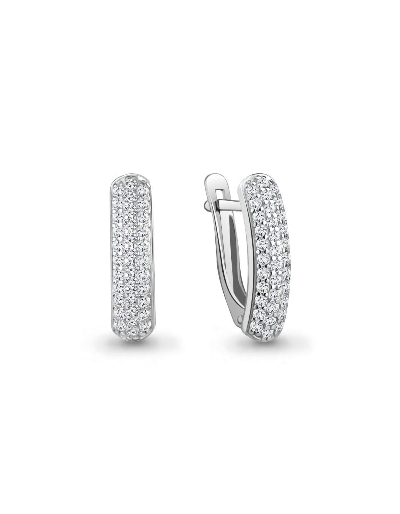 

Серьги из серебра TEO MAORI 8400438.5, фианит, 8400438.5