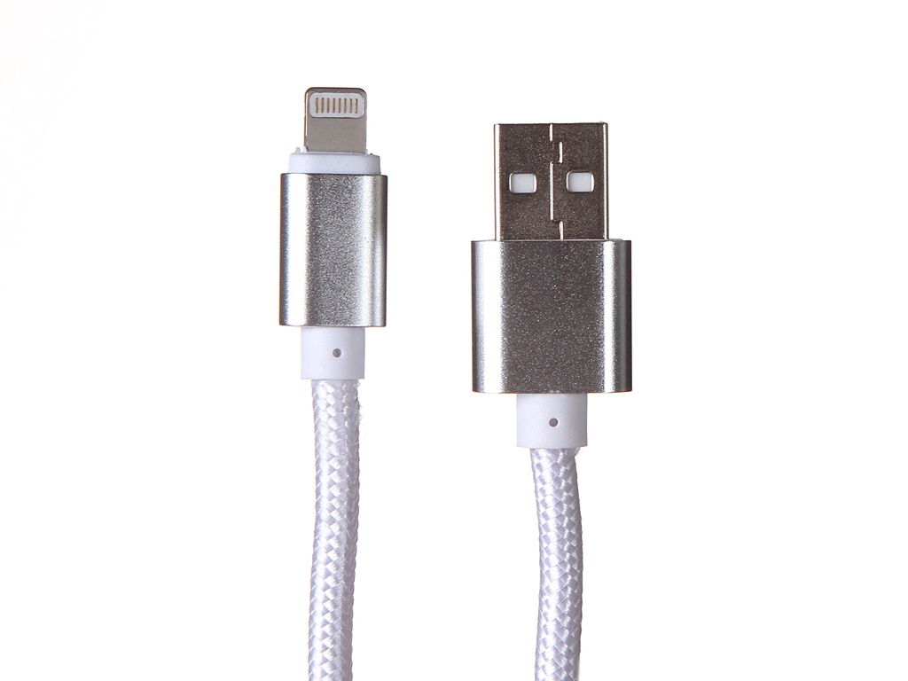 фото Кабель media gadget usb - lightning вилка-вилка м (mgc003tsl)