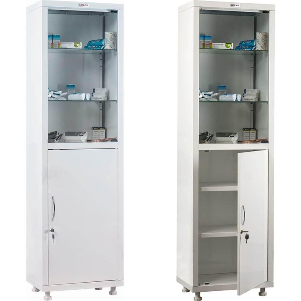 

ПРАКТИК Шкаф медицинский МД 1 1650-SG S26199201501, Серый
