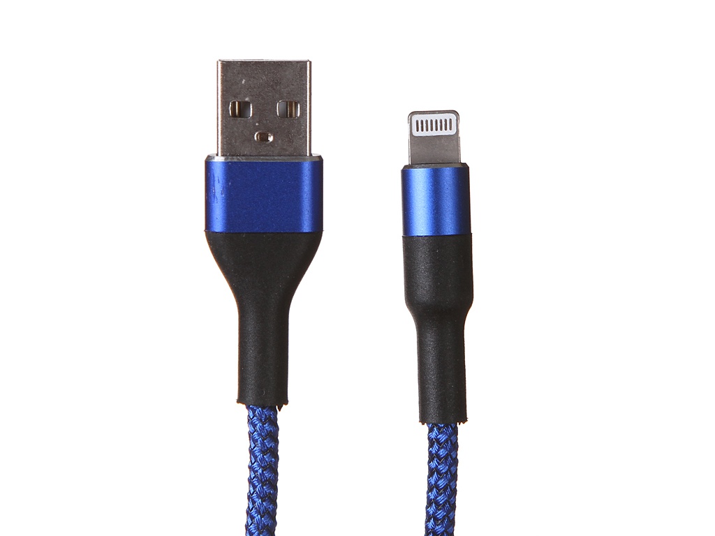 фото Кабель media gadget usb - lightning вилка-вилка м (mgc024nbl)