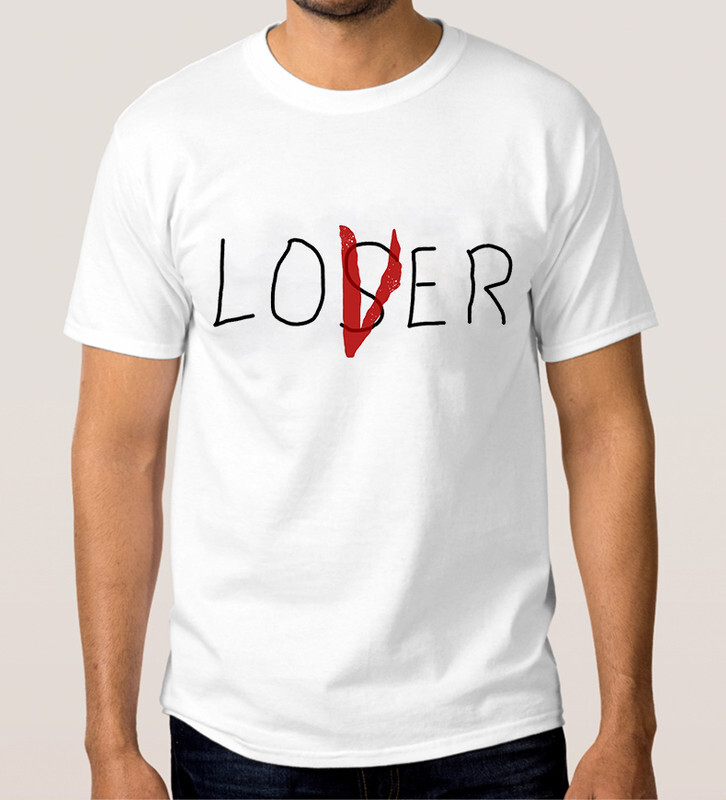 

Футболка мужская Dream Shirts Loser Lover - Оно 556186222 белая L, Loser Lover - Оно 556186222