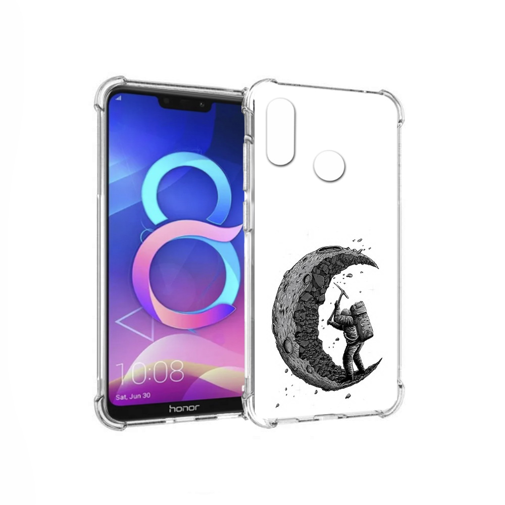 

Чехол MyPads Tocco для Honor 8C камненная луна (PT121522.29.384), Прозрачный, Tocco