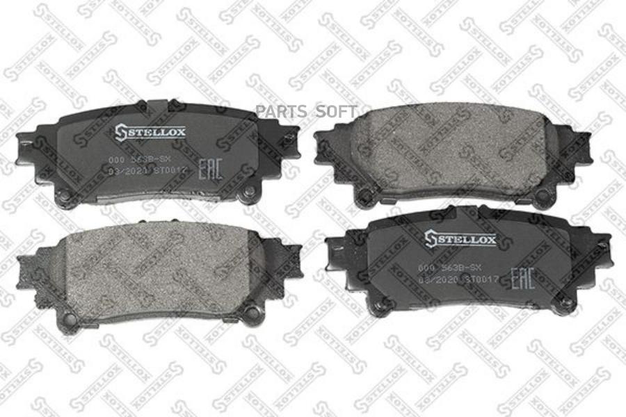 

Тормозные колодки Stellox 000563BSX