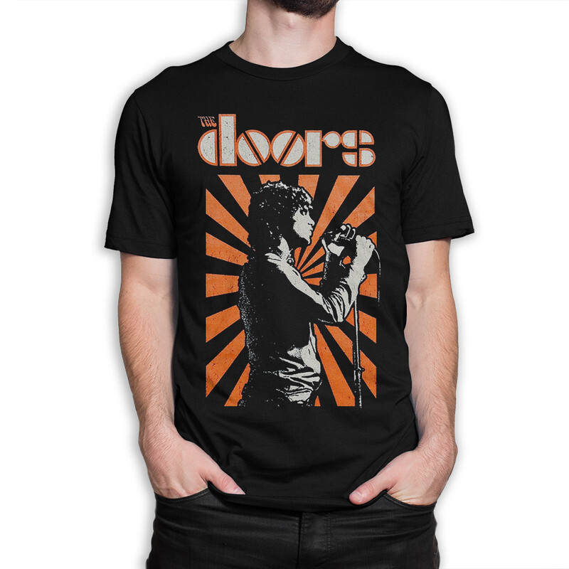 фото Футболка мужская dream shirts the doors 556182222 черная m