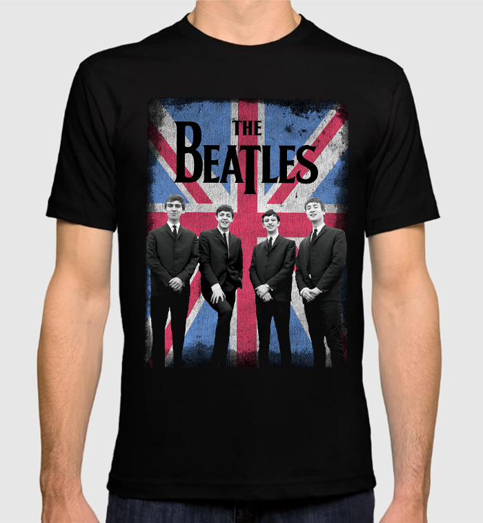 фото Футболка мужская dream shirts the beatles 556181222 черная 2xl