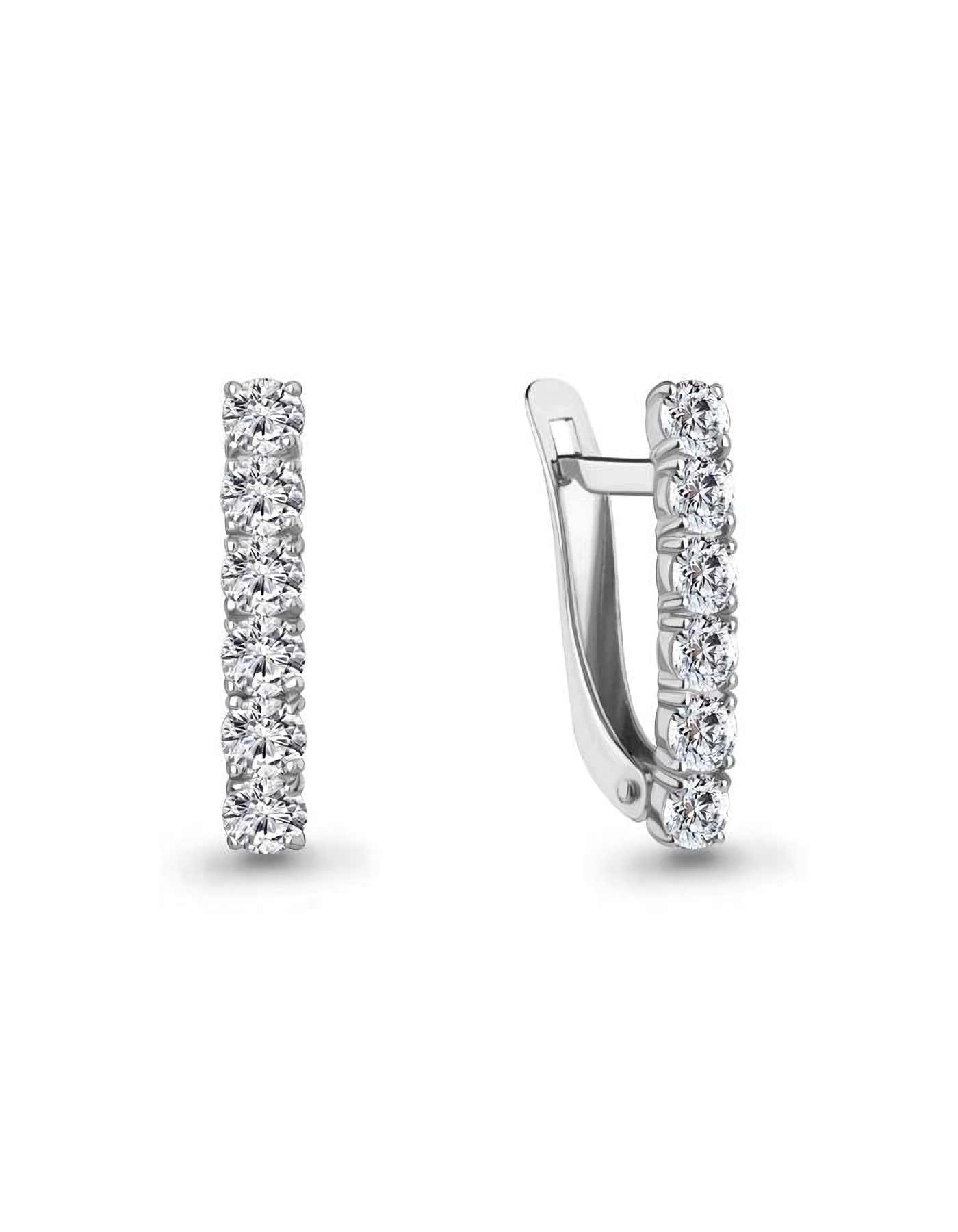 

Серьги из серебра TEO MAORI 8400428.5, фианит, 8400428.5