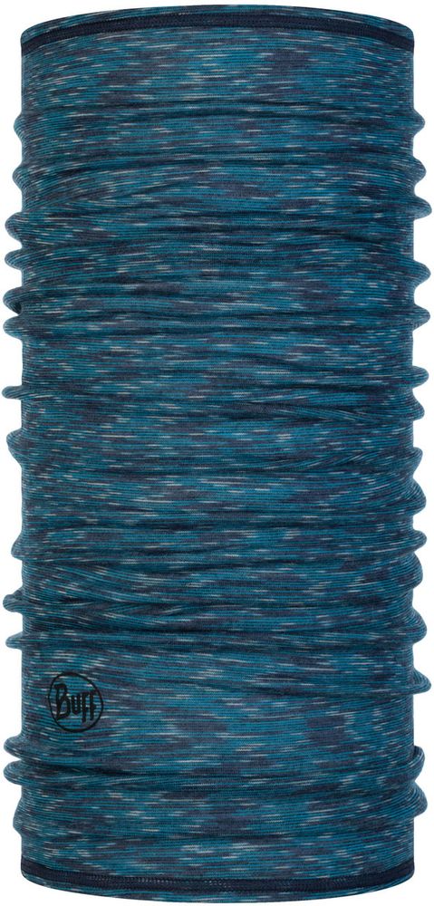 фото Бандана buff heavyweight merino wool lake blue multi stripes