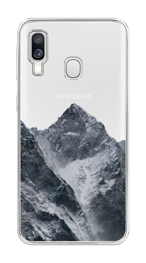 

Чехол на Samsung Galaxy A40 "Горы арт 4", Серый;бежевый, 28050-2