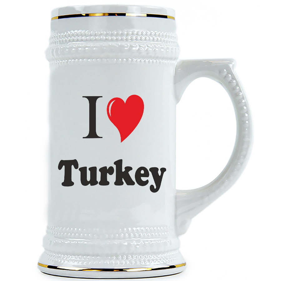 фото Пивная кружка drabs i love turkey