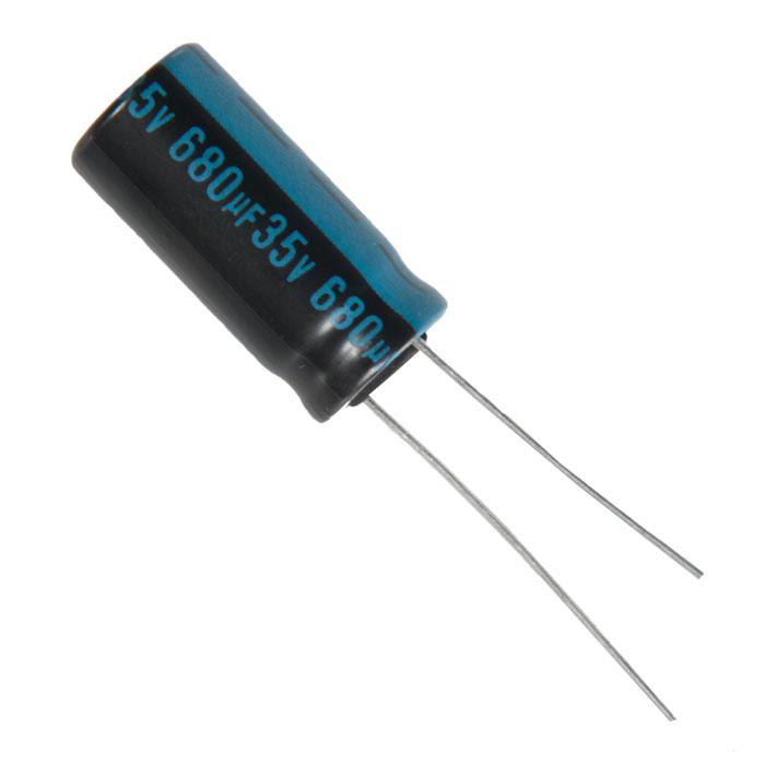 

Конденсатор электролитический 680x35 (10x21) TK Jamicon 105C
