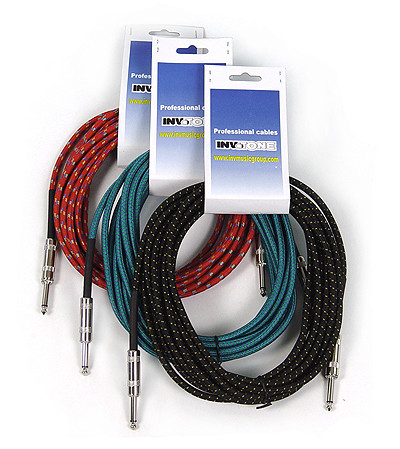 Invotone ACI1106/B - инструментальный кабель, 6.3 mono Jack, 6м, синий