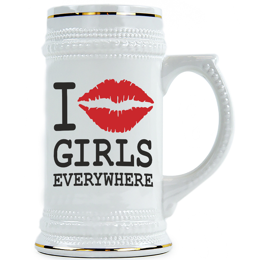 фото Пивная кружка drabs i love girls wverywhere