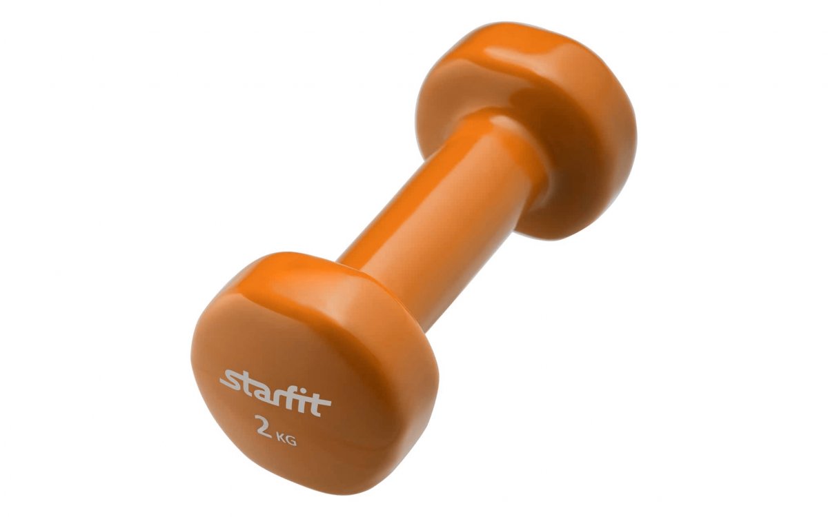

Гантель виниловая STARFIT Core DB-101 2 кг(оранжевый), Core