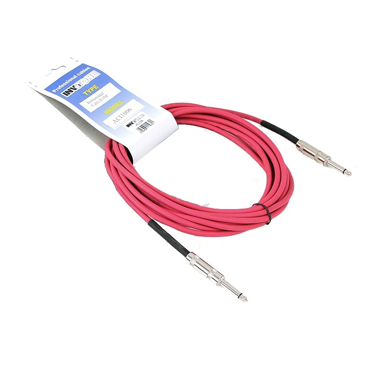 Invotone ACI1006R - инструментальный кабель 63 mono Jack-63 mono Jack 6 м красный 1383₽