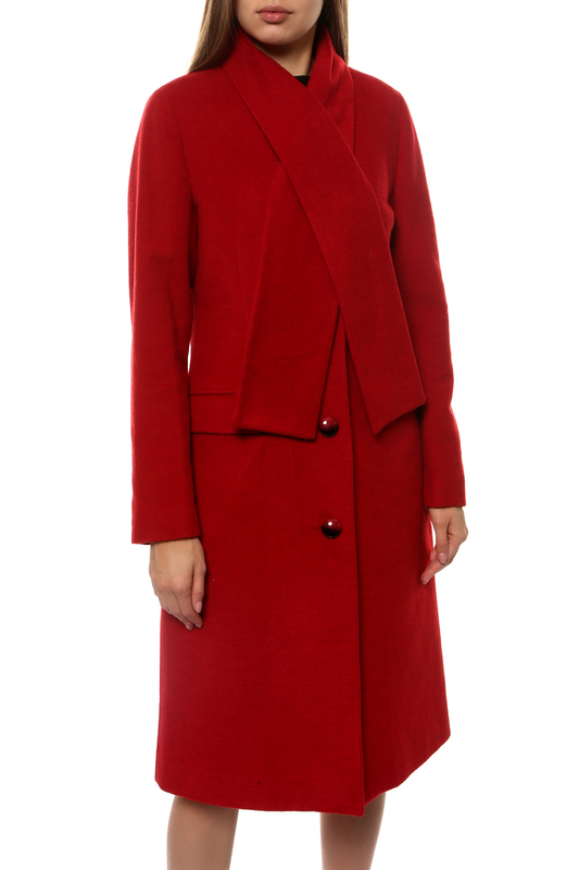 

Пальто женское Style National 1480 Р228 красное 42 RU, Красный, 1480 Р228