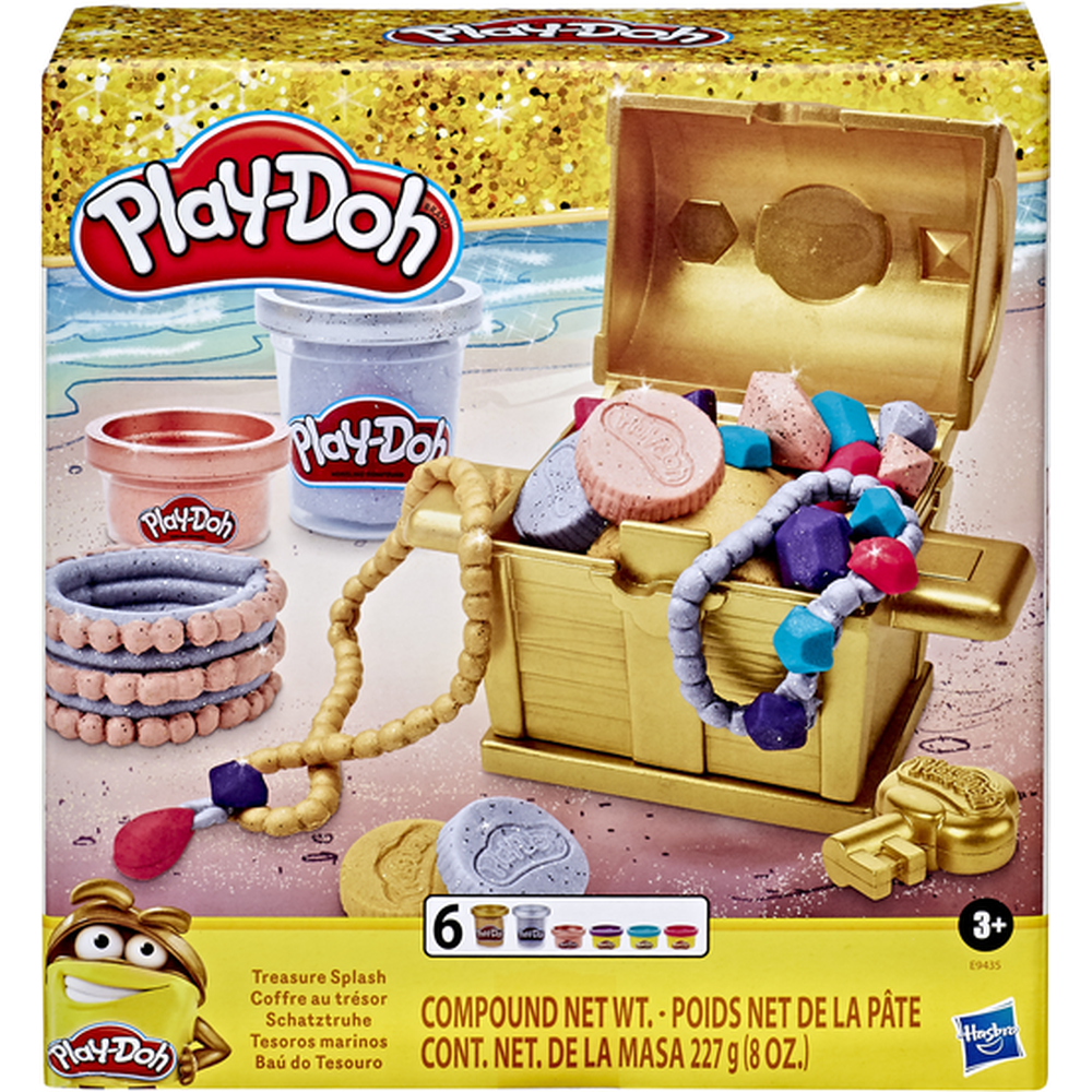 фото Игровой набор с пластилином hasbro play-doh поиск сокровищ e9435