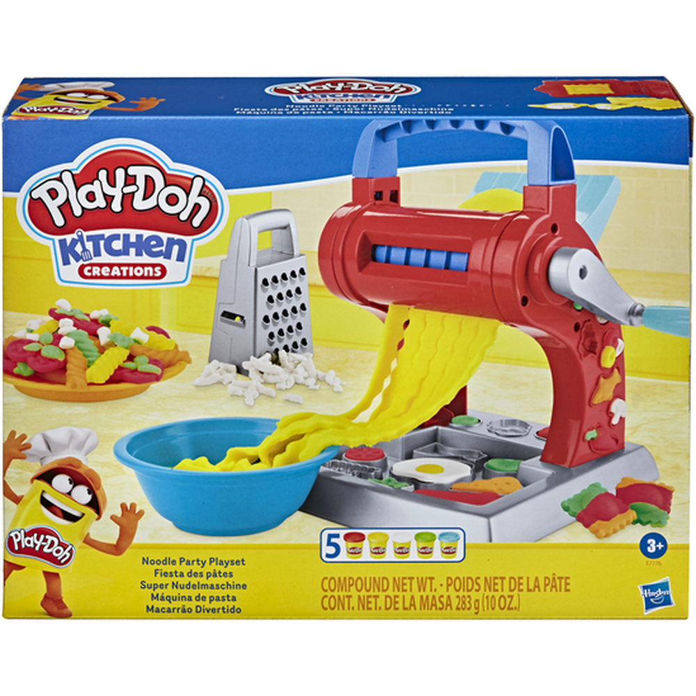 Игровой набор с пластилином Hasbro Play-Doh Машинка для лапши E7776 машинки аппликация пластилином