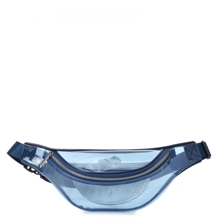 фото Поясная сумка женская calzetti transparent belt bag new синяя